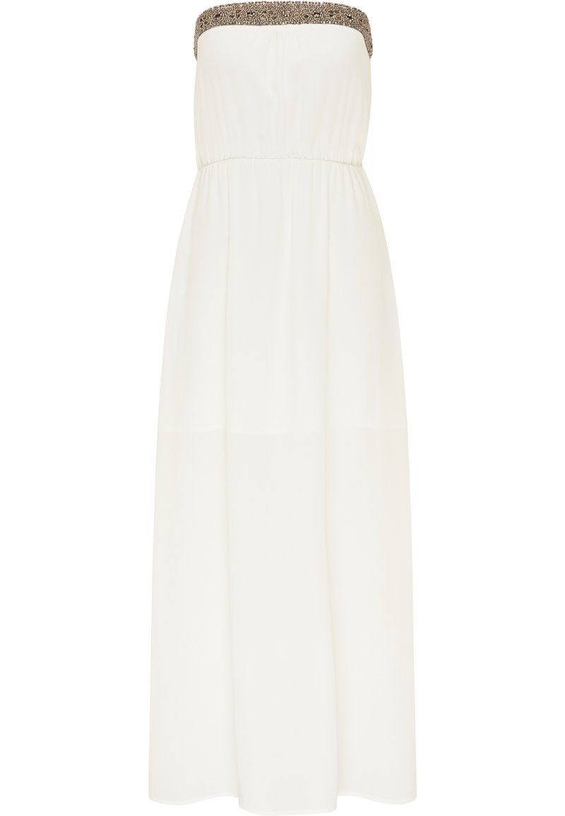 dreimaster Maxi-jurk wit