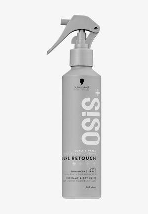 Flacon spray Schwarzkopf Professional Osis+ Curl Retouch spray définisseur de boucles pour cheveux humides et secs, 200 ml.