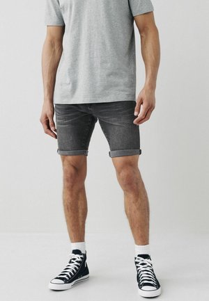 Denim shorts - black washed