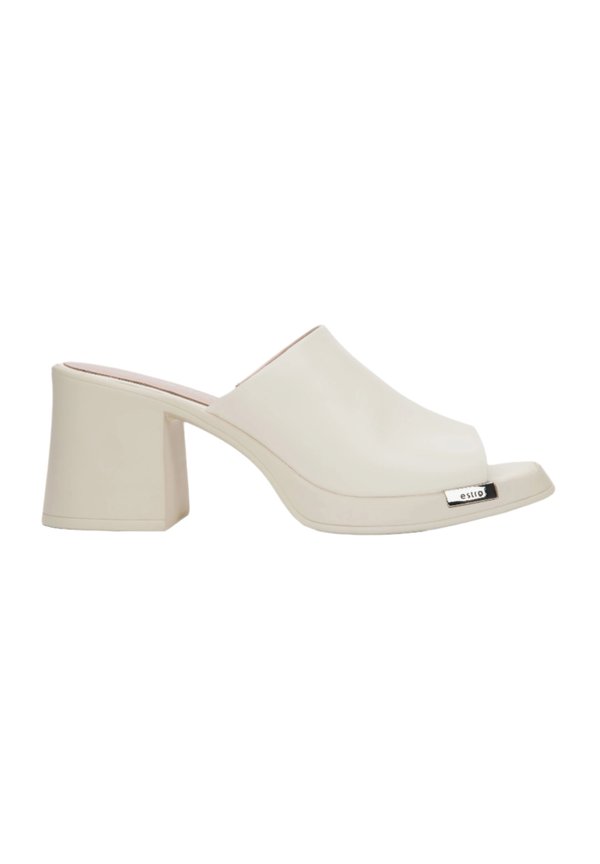 Pantolette hoch - light beige