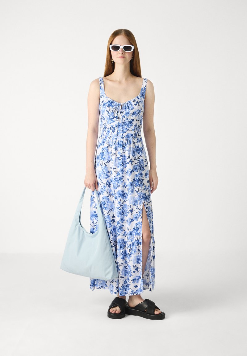 Hollister Co. SOFIA SIDE SMOCKED MAXI - Maxi dress - firefly/multi-coloured - Zalando Hollister Co. SOFIA SIDE SMOCKED MAXI - Maxi dress - firefly/multi-coloured - Zalando