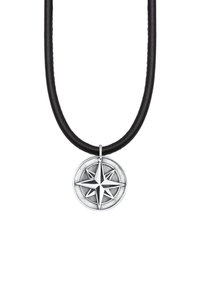 KUZZOI COMPASS STAR PLATE - Halskette - silver-coloured
