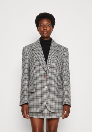 Tommy Hilfiger OVERSIZED CHECK - Puspaltis - blue/grey