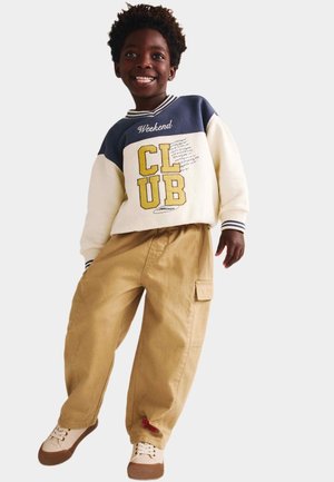 Marks & Spencer, HELLO FUN EMBROIDERY - Cargobukser - neutral