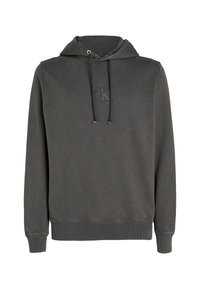 WASHED MONOLOGO  - Kapucni - black