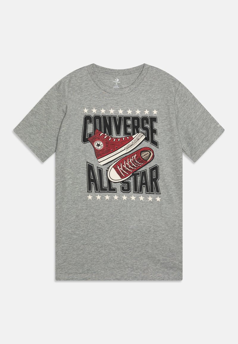 Converse SNEAKER ARCH TEE - Tričko s potlačou - dark grey heather