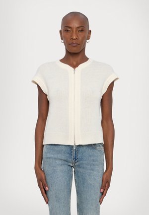 ZIP-UP - Vest - warm white