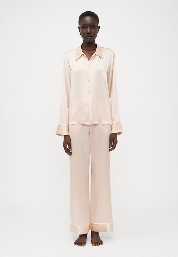 LOUNGE TIE UP - Pyjama bottoms - nude4