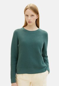 TOM TAILOR Strickpullover - grün