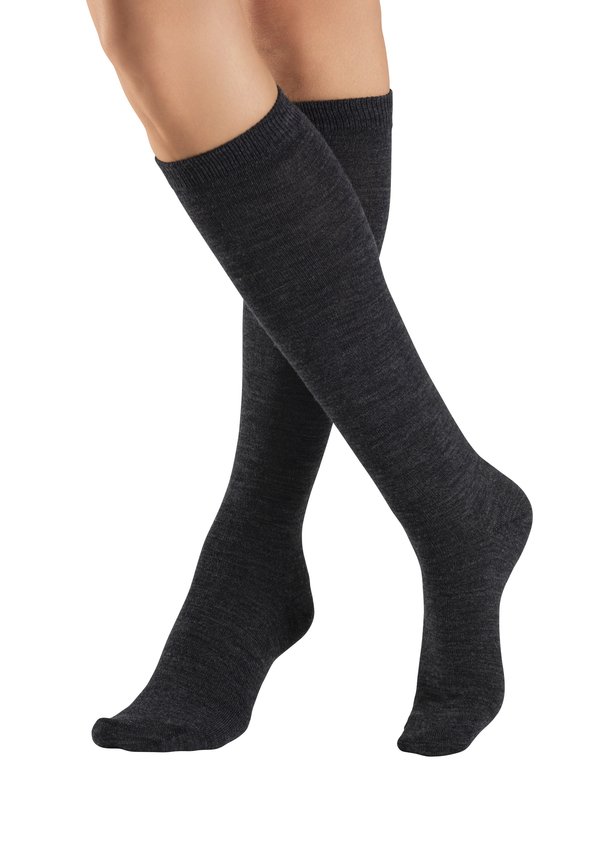 3 PACK - Kniestrümpfe - x anthrazit