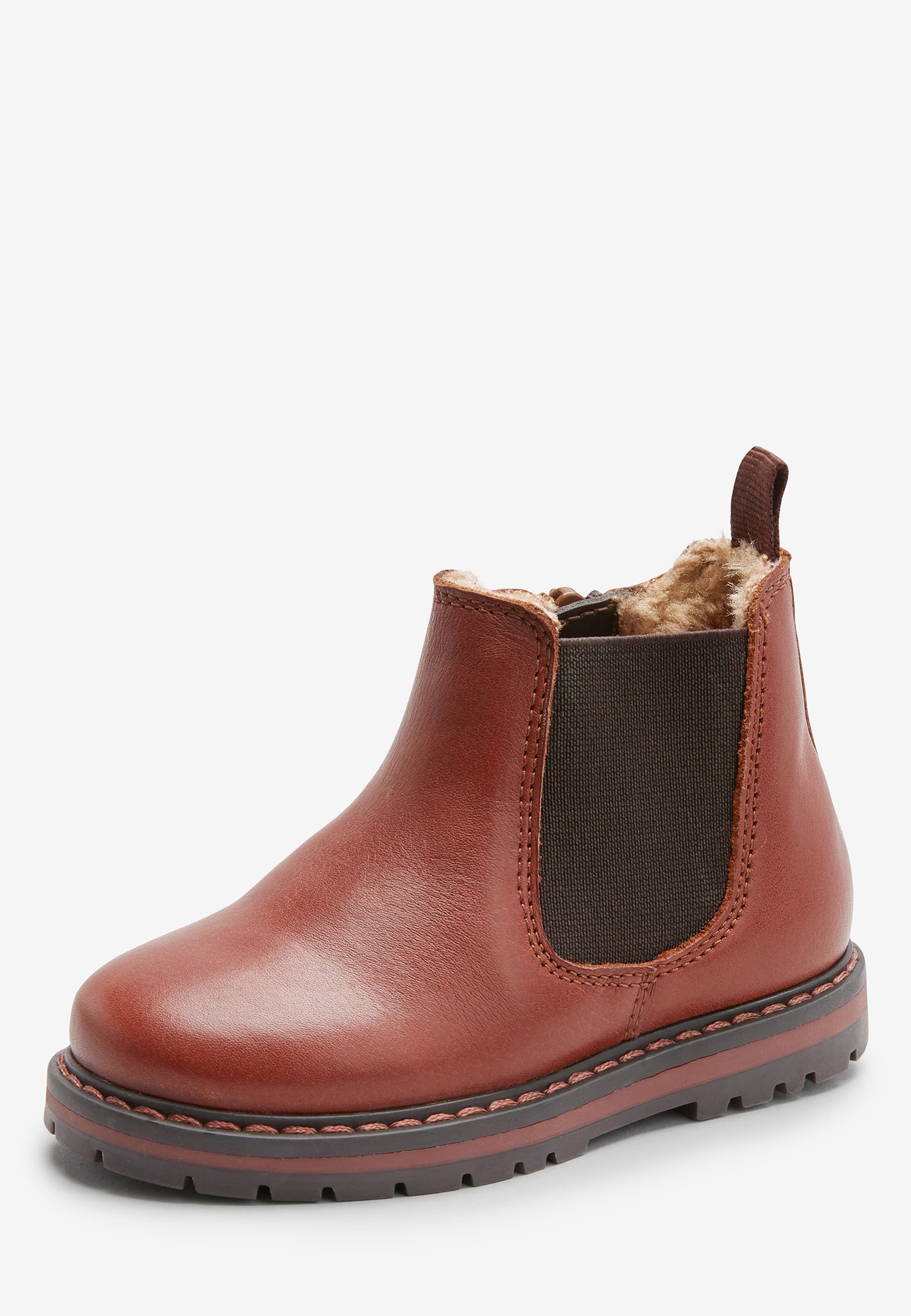 Next BLACK WARM LINED LEATHER CHELSEA BOOTS (YOUNGER) - Korte laarzen -  brown/bruin - Zalando.nl