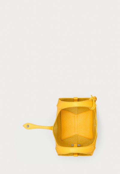 Polo Ralph Lauren POLO PLAY LEATHER SMALL TOTE & CROSSBODY - Rokassoma - canary yellow