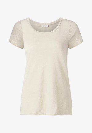Rich & Royal, CREW NECK SLUB - T-shirt basic - caffee latte