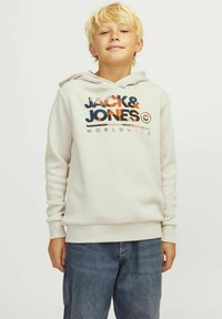 Jack & Jones Junior LUKE MNI - Džemperis ar kapuci - moonbeam