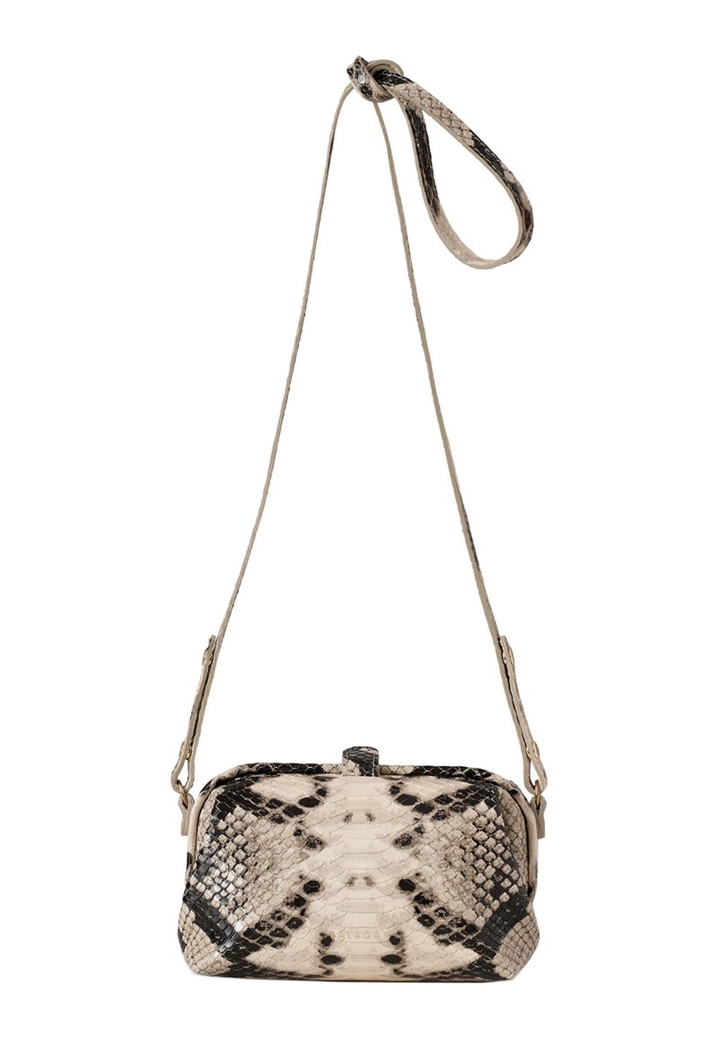BALAGAN ROFE S - Rankinė per petį - off white python pattern/beveik ...