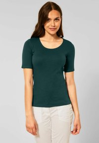 Cecil IN UNIFARBE - T-shirt basic - grün