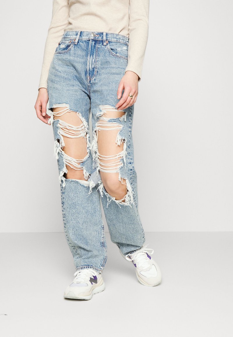 American Eagle BAGGY Jeans Relaxed Fit cool torn/destroyed denim