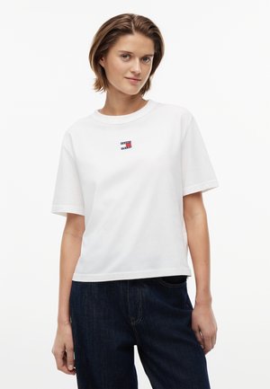Tommy Jeans, T-shirts basic - ecru
