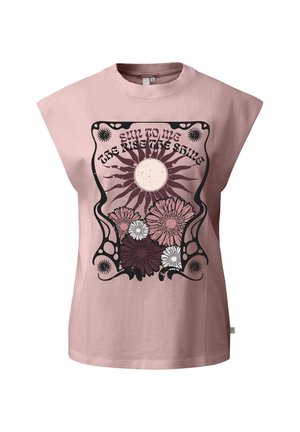 QS, T-SHIRT - T-Shirt print - pink