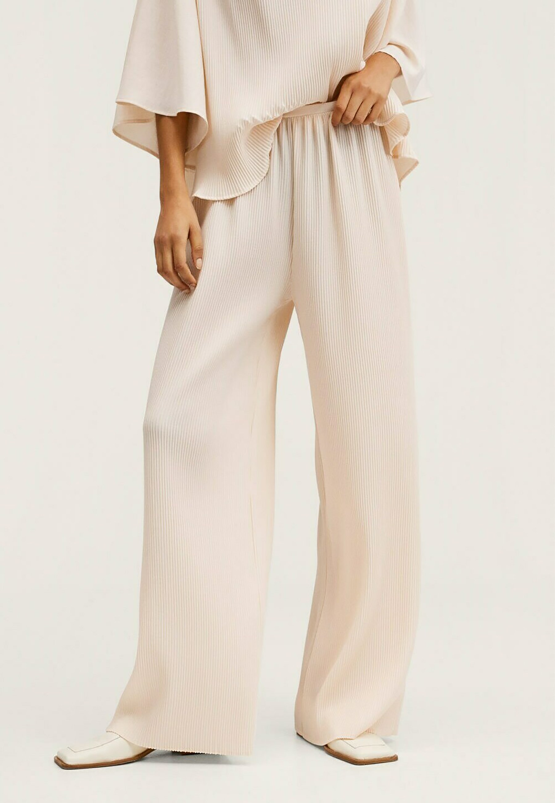 Mango PLAS-A - Pantalones - ecru/crema - Zalando.es