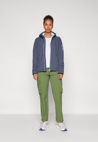 CMP ZIP HOOD - Jachetă softshell - titanio/acqua