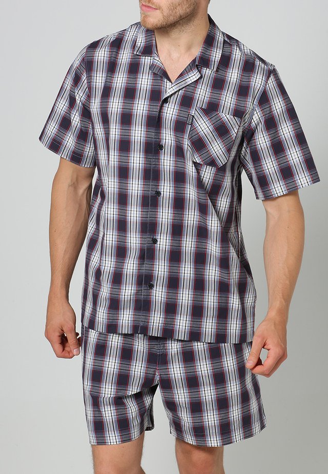 PYJAMA 1/2 WOVEN - Pyjama - red/white