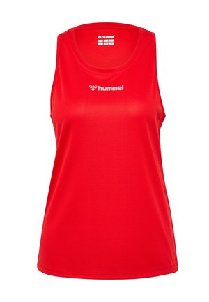 RUN SINGLET  - Top - tango red