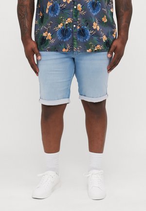 JJIRICK JJICON  - Jeans Shorts - blue denim