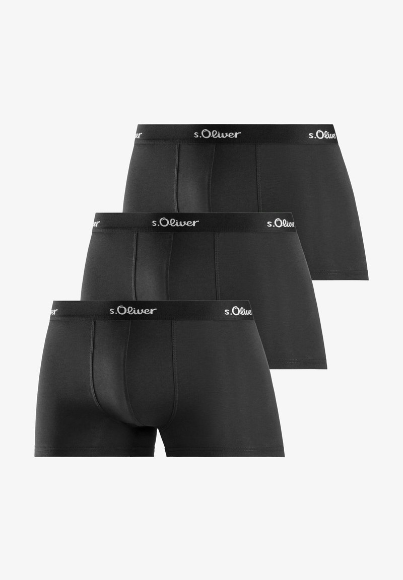 s.Oliver BASIC 3 PACK - Trunks - schwarz