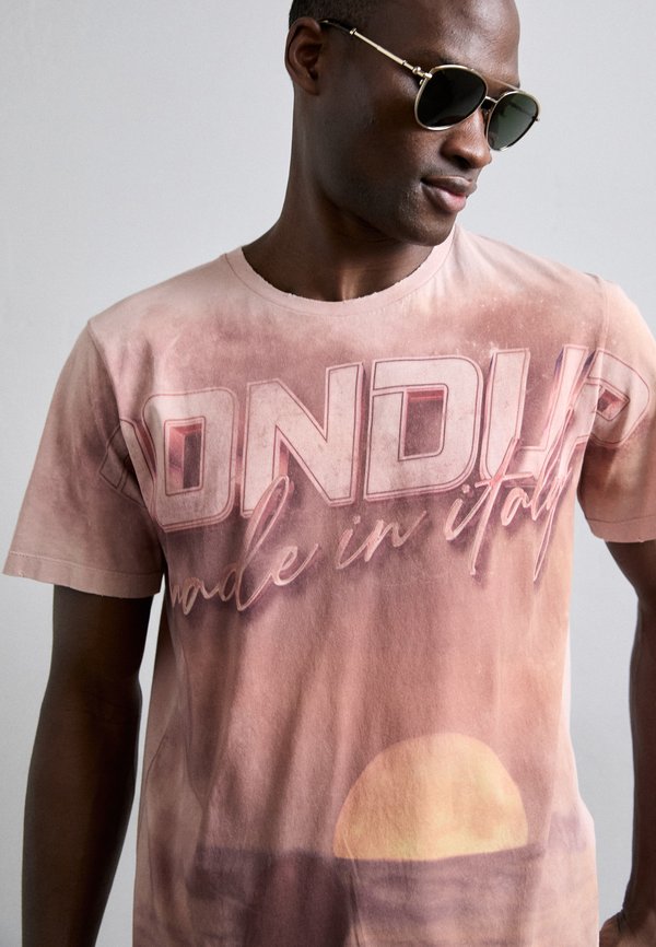 Print T-shirt - orchid4