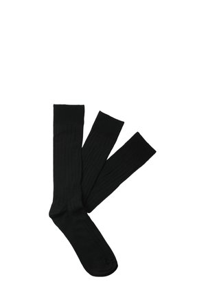 3ER-PACK - Kniestrümpfe - black