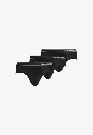 LOGO LIGHTWEIGHT (PACK OF 3) - Īsās apakšbikses - black