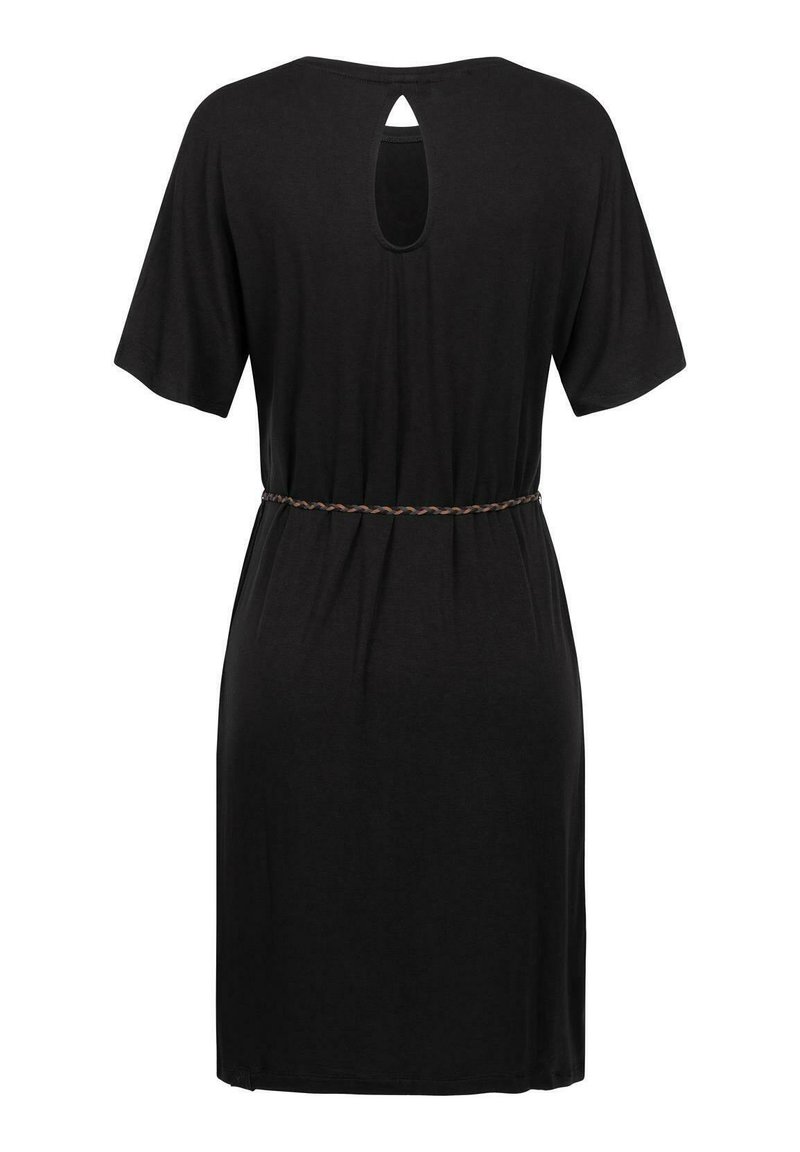 Damen Freizeitkleider | Ragwear KASS Jerseykleid black/schwarz meliert - CB94363 Damen Freizeitkleider | Ragwear KASS Jerseykleid black/schwarz meliert - CB94363