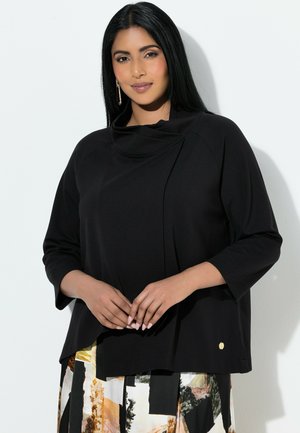 STEHKRAGEN, 3/4-ARM - Felpa - black