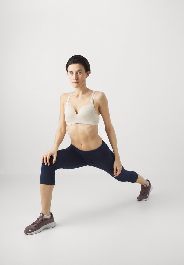 ONPMARTINE SEAMLESS BRA OPUS - Medium support sports bra - pumice stone4