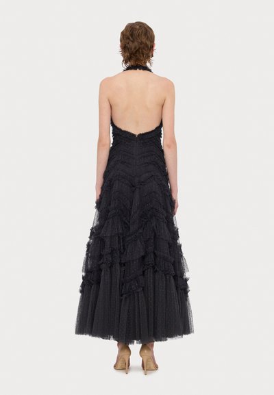 Needle & Thread ELIA HALTER NECK GOWN - Iltapuku - graphite