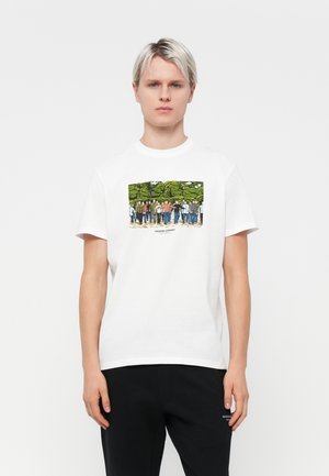 Print T-shirt - white