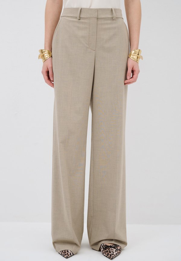 WIDE - Stoffhose - mink