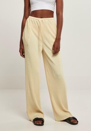 Urban Classics PLISSE  - Pantalon classique - softyellow