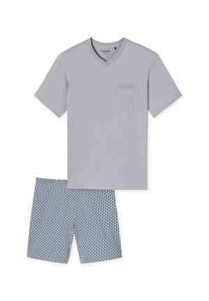V-AUSSCHNITT - COMFORT ESSENTIALS SET - Nachtwäsche Set - silber