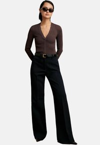 Reiss LAURI CRAFT STITCH - Strickpullover - mocha brown
