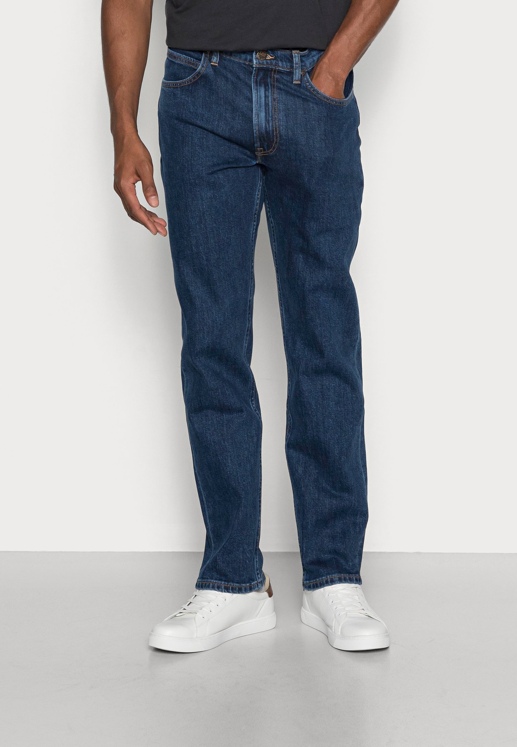 Dark stone washed jeans Clearance