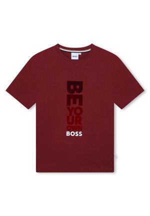 BOSS Kidswear T-shirt imprimé - garnet