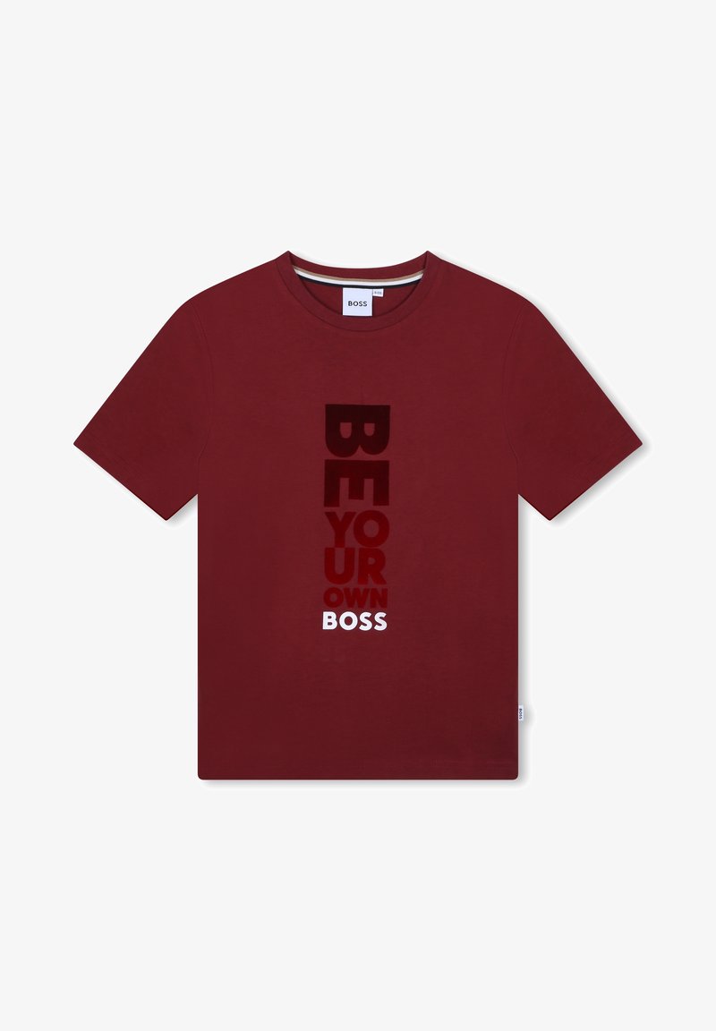 BOSS Kidswear T-shirt imprimé - garnet