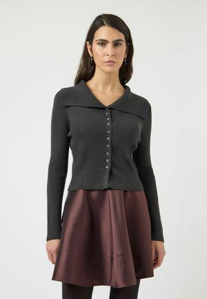 YASCAMELIA - Neuletakki - dark grey melange