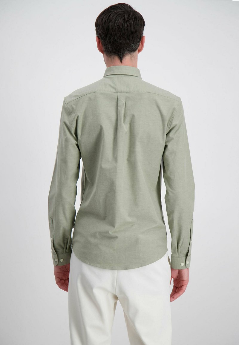 Herren Freizeithemden | Lindbergh OXFORD SUPERFLEX Hemd dusty army mix/grün - CQ62681 Herren Freizeithemden | Lindbergh OXFORD SUPERFLEX Hemd dusty army mix/grün - CQ62681