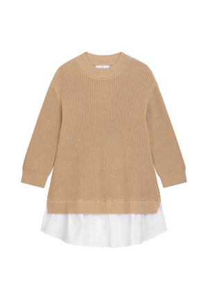 Strickkleid - beige
