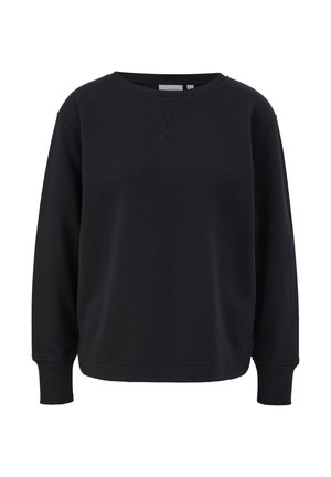 comma casual identity MIT STICKEREI - Sweatshirt - schwarz
