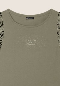 Freddy SENZA MANICHE CON DETTAGLI - Top - aloe zebra animalier