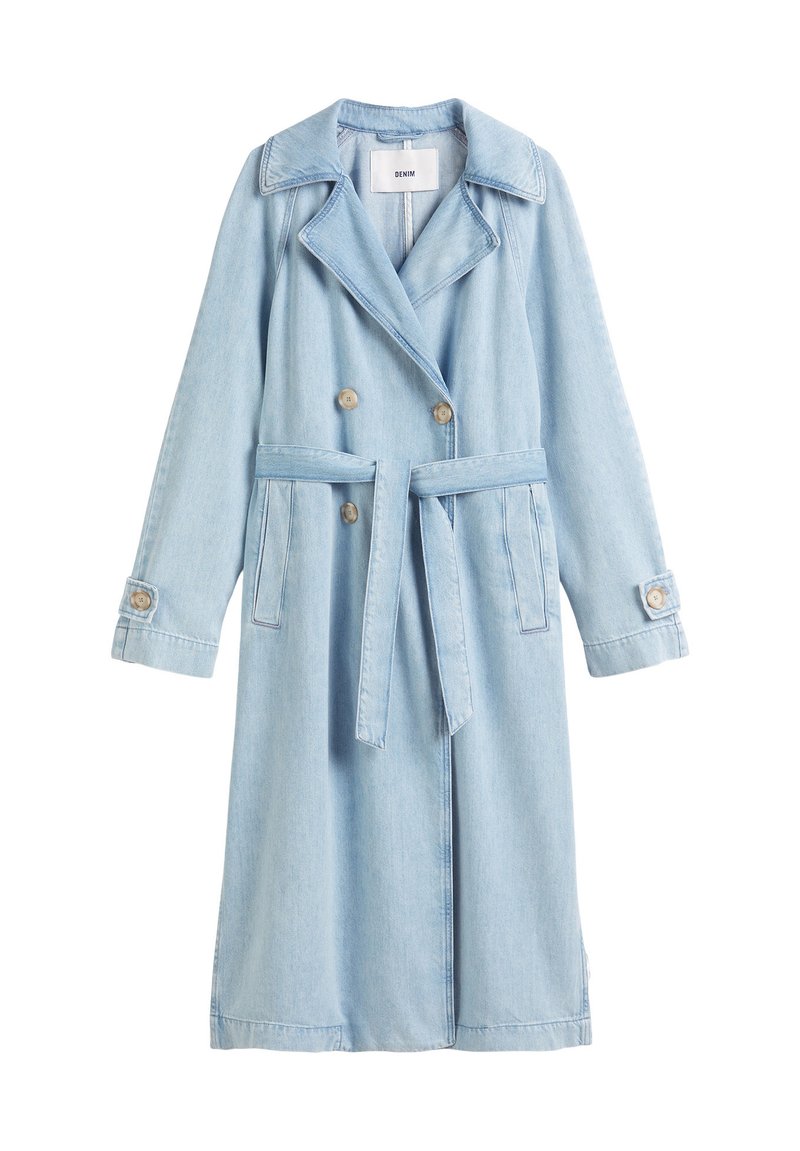 Marc O’Polo DENIM Trenchcoat lichtblauw denim Marc O’Polo DENIM Trenchcoat lichtblauw denim